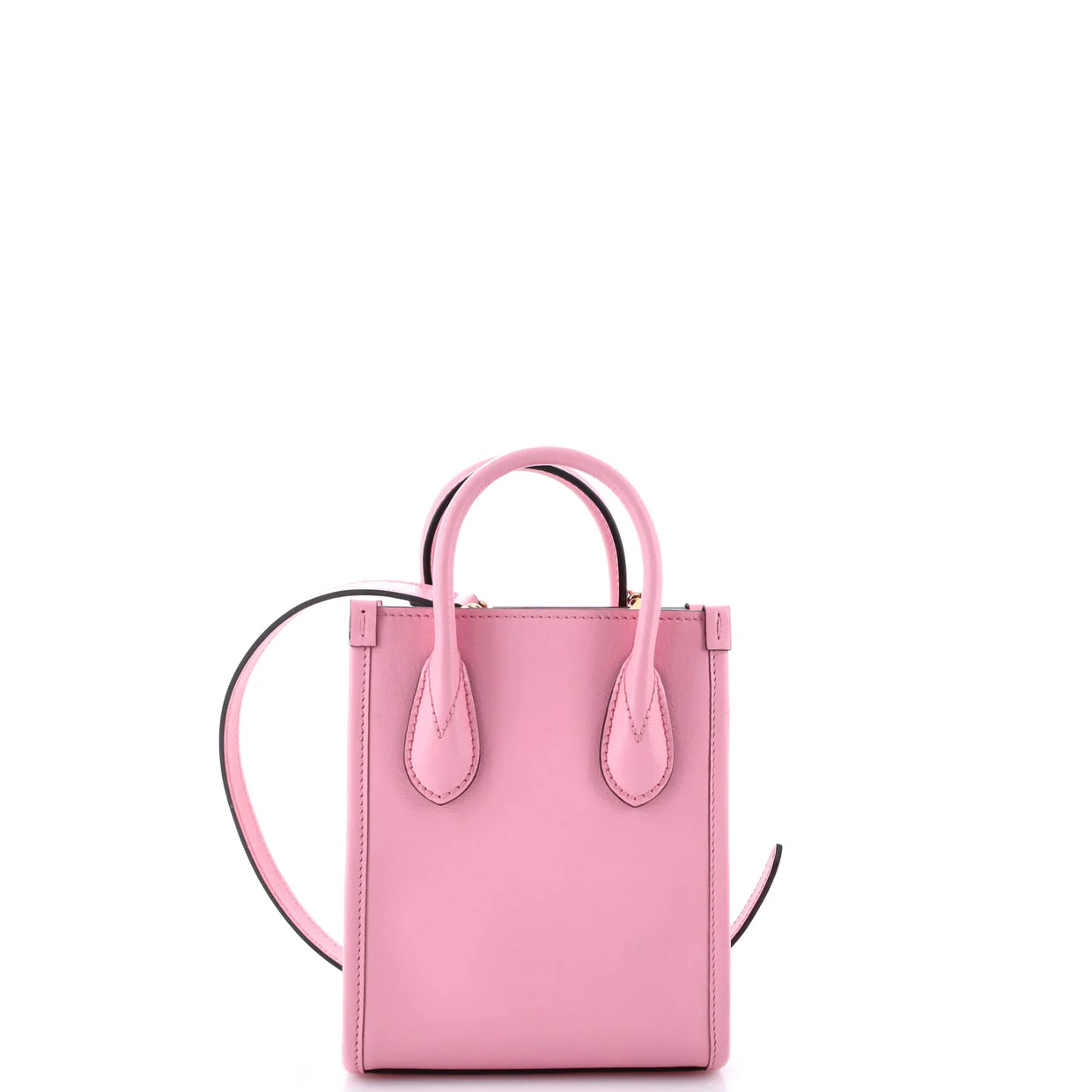 Vertical Tote Printed Leather Mini - Deep Luxury