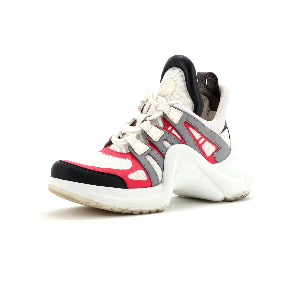 Women's LV Archlight Sneakers Fabric and Leather - Deep Luxury