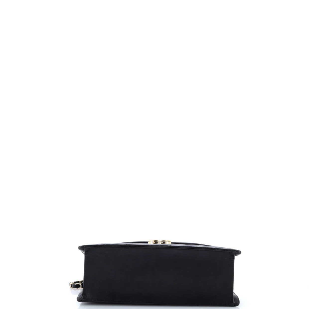 Envelope Flap Bag Chevron Calfskin Medium - Deep Luxury