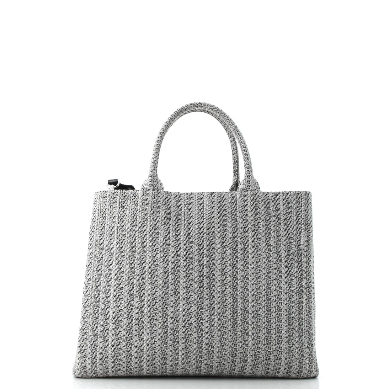 Logo Strap Canapa Tote Jacquard Medium - Deep Luxury