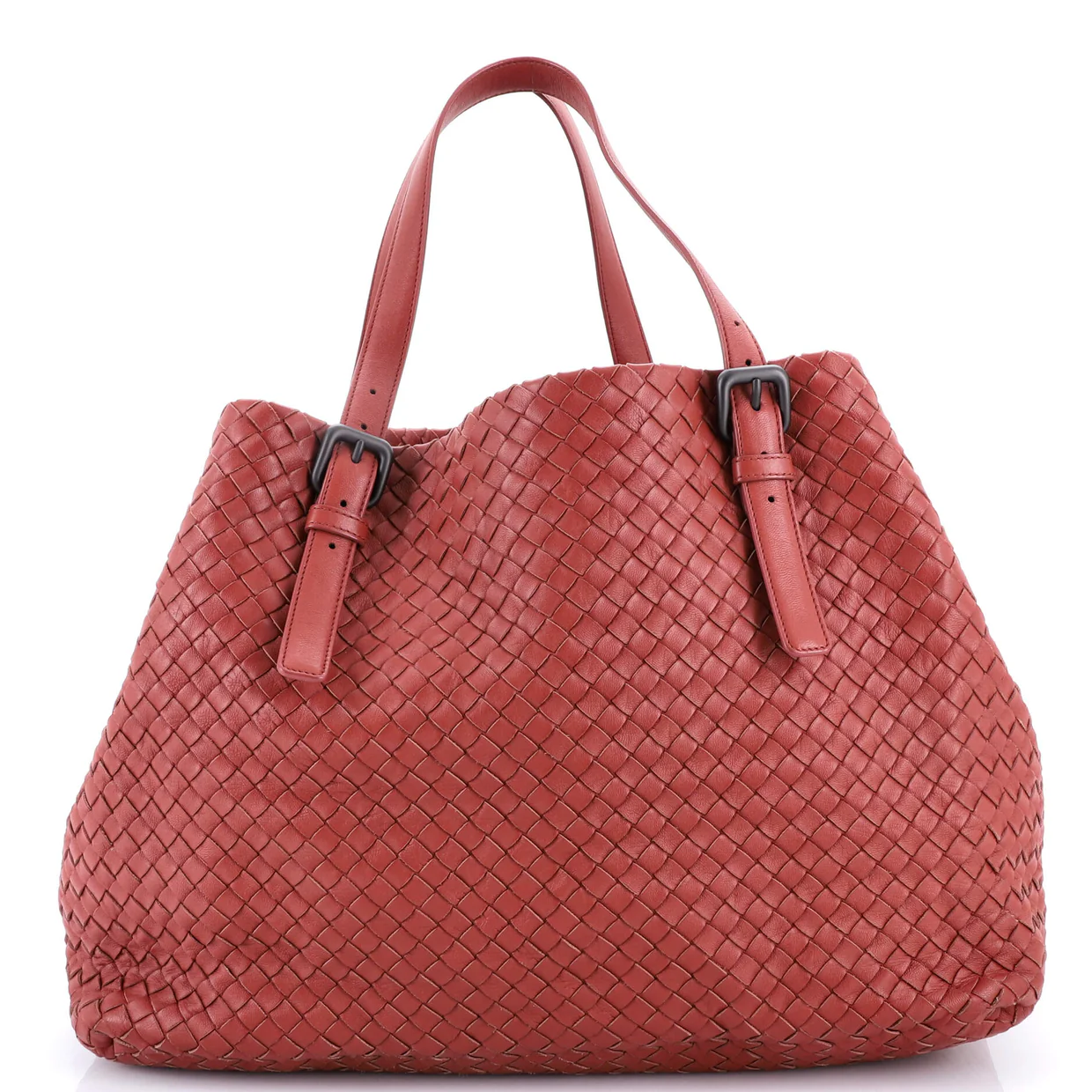 A-Shape Tote Intrecciato Nappa Large - Deep Luxury
