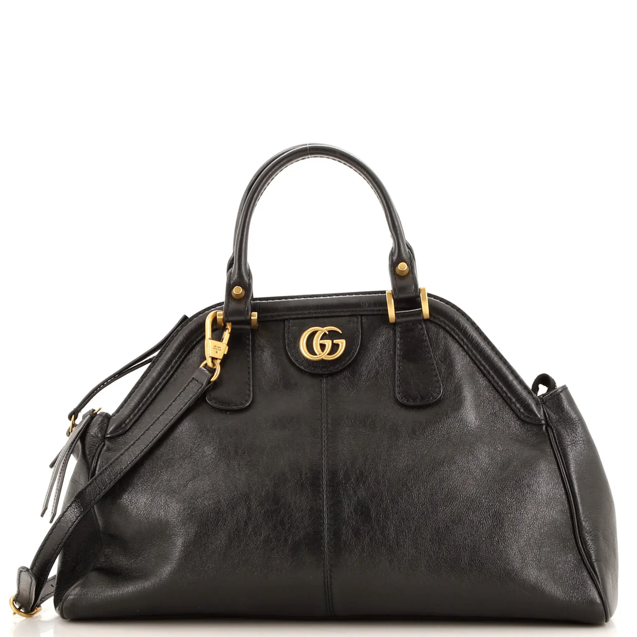 RE(BELLE) Top Handle Bag Leather Medium - Deep Luxury