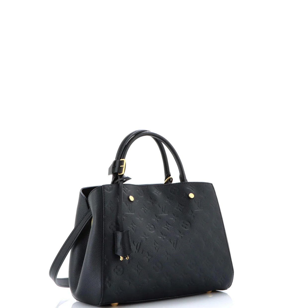 Montaigne Handbag Monogram Empreinte Leather MM - Deep Luxury