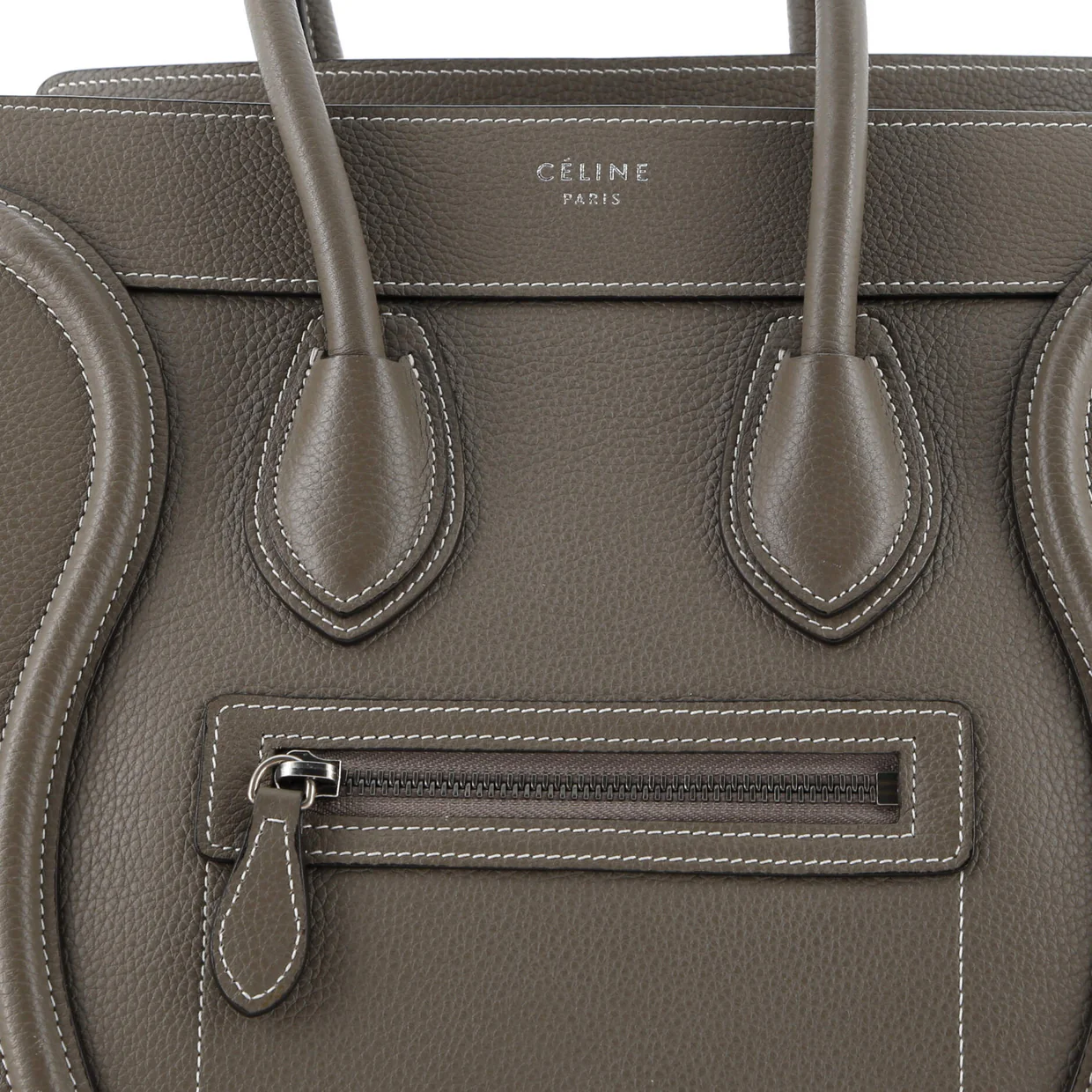 Luggage Bag Grainy Leather Micro - Deep Luxury