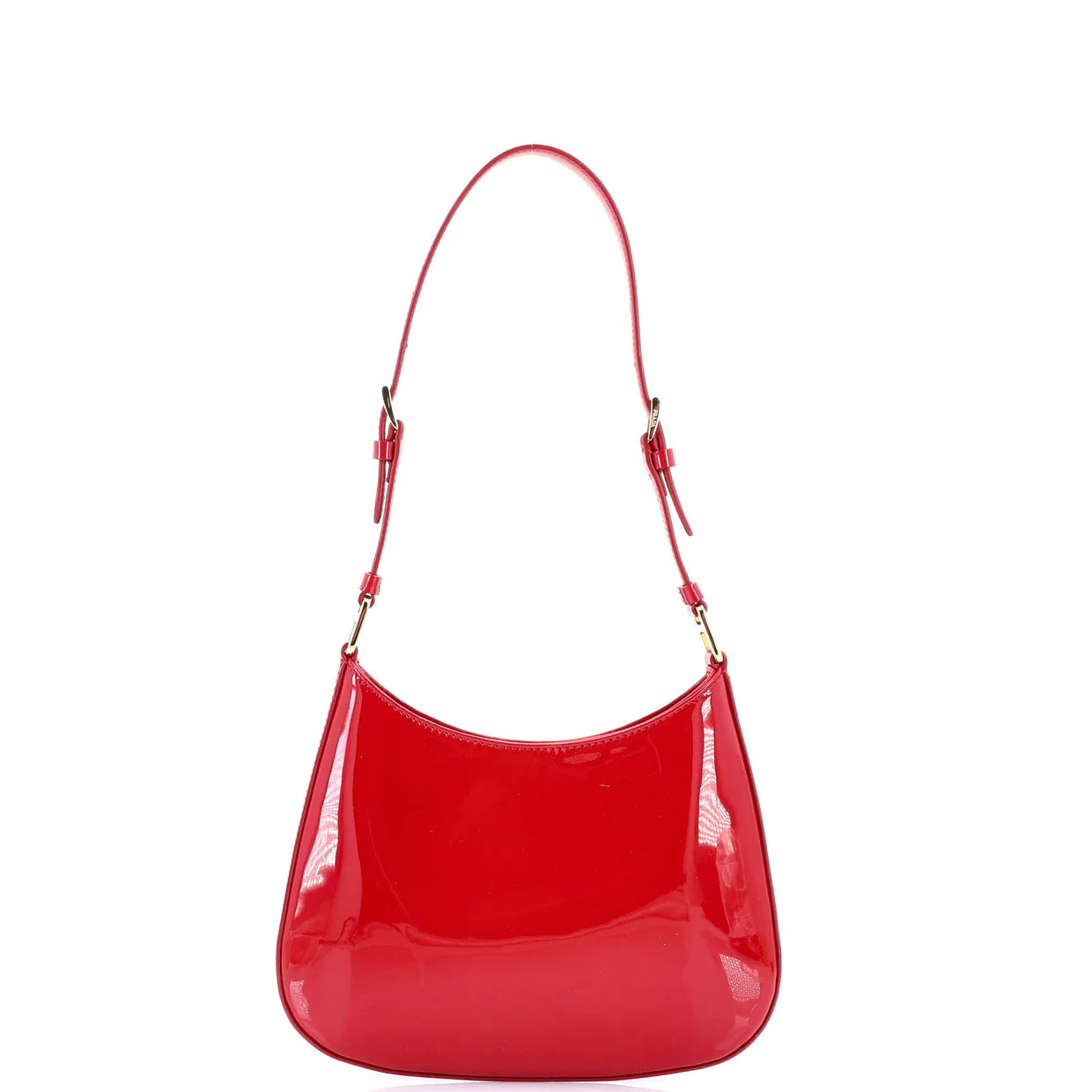 Cleo Shoulder Bag Patent Small - Deep Luxury