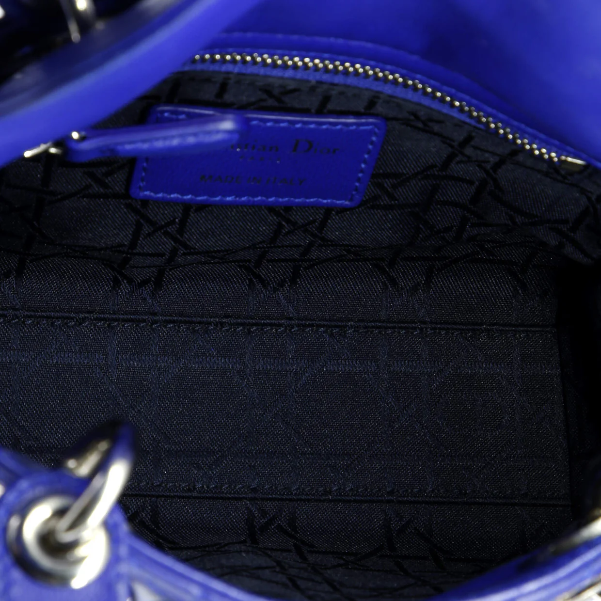 Lady Dior Chain Bag Cannage Quilt Lambskin Mini - Deep Luxury