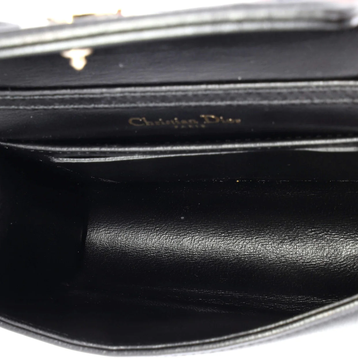 Diorama Flap Bag Leather Baby - Deep Luxury