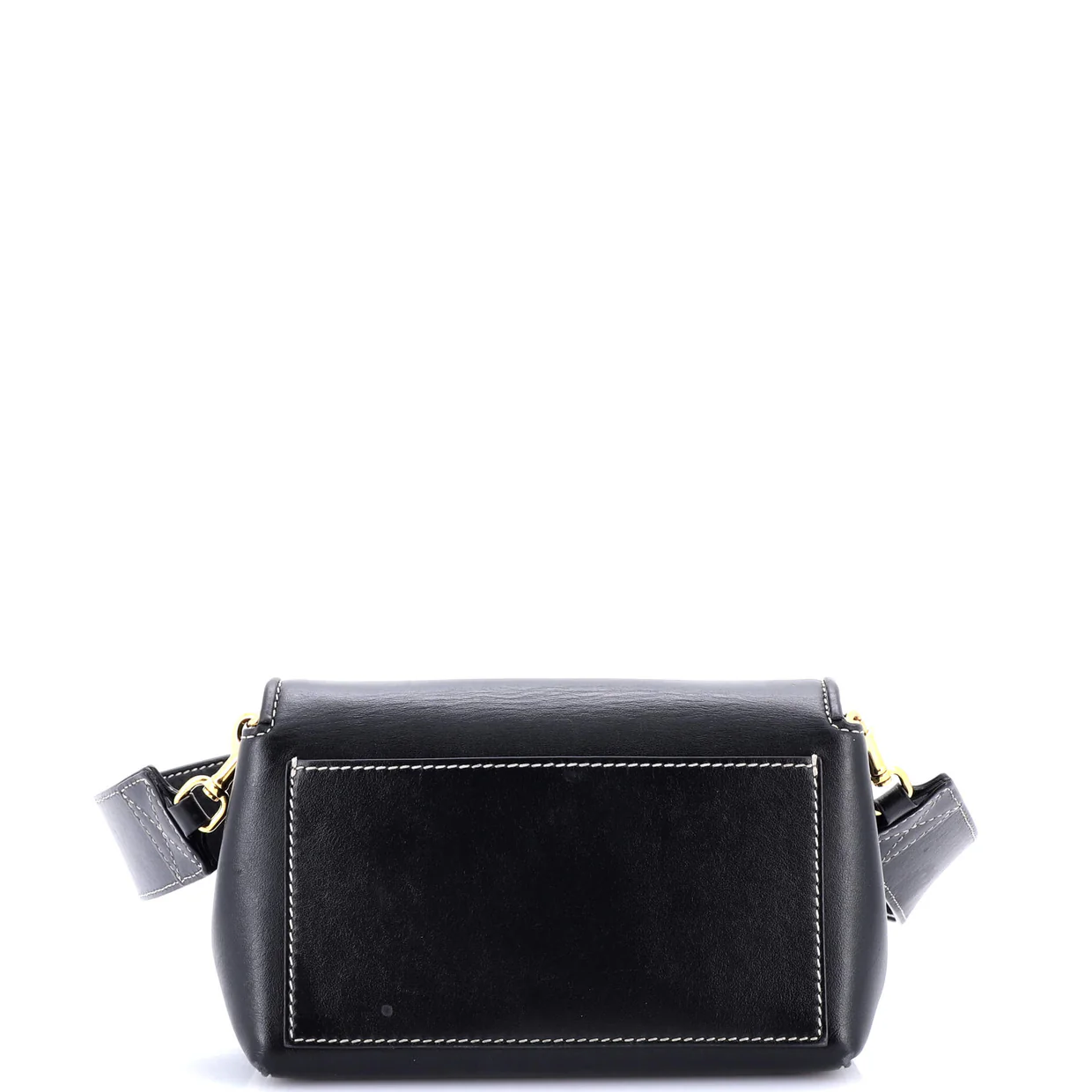 Flap Crossbody Bag Horseferry Embossed Leather Small - Deep Luxury