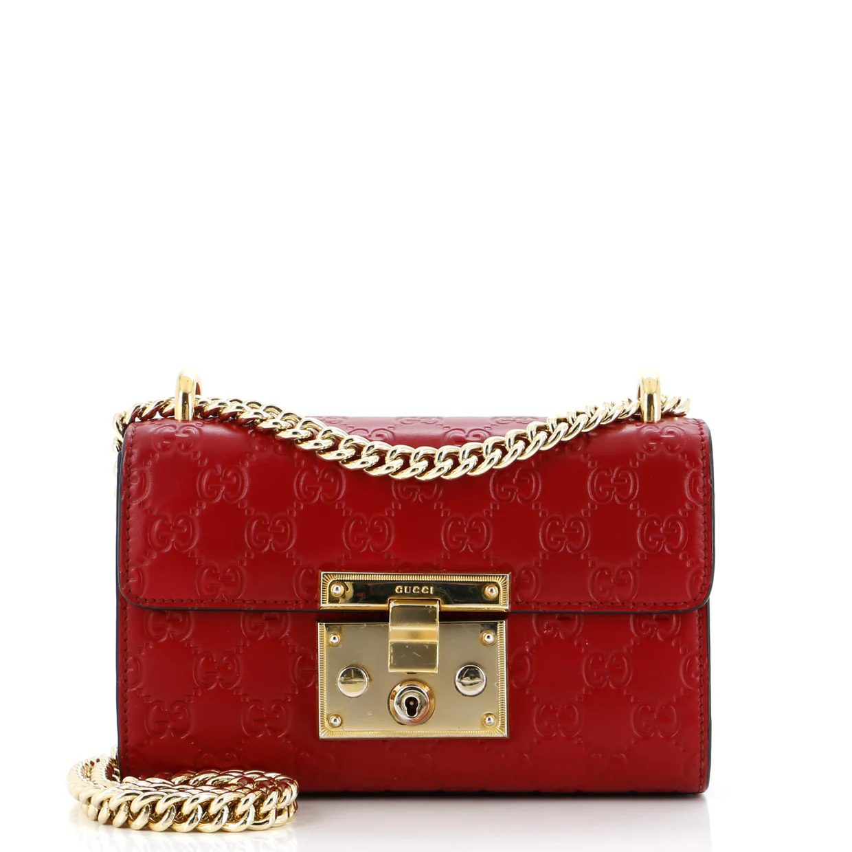 Padlock Shoulder Bag Guccissima Leather Small - Deep Luxury