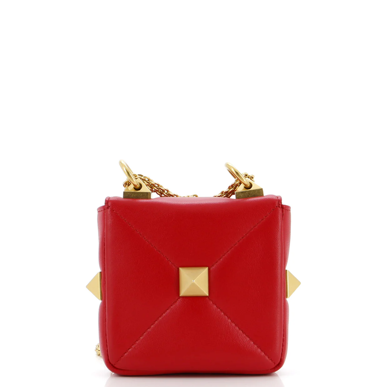 Roman Stud Flap Bag Quilted Leather Mini - Deep Luxury