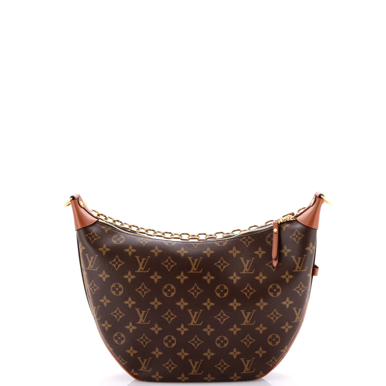 Loop Hobo Reverse Monogram Canvas - Deep Luxury