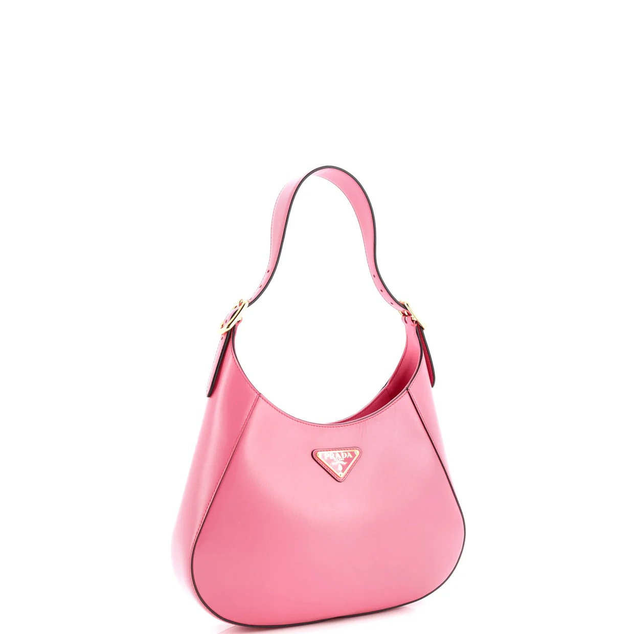 Cleo Shoulder Bag Box Calf Medium - Deep Luxury