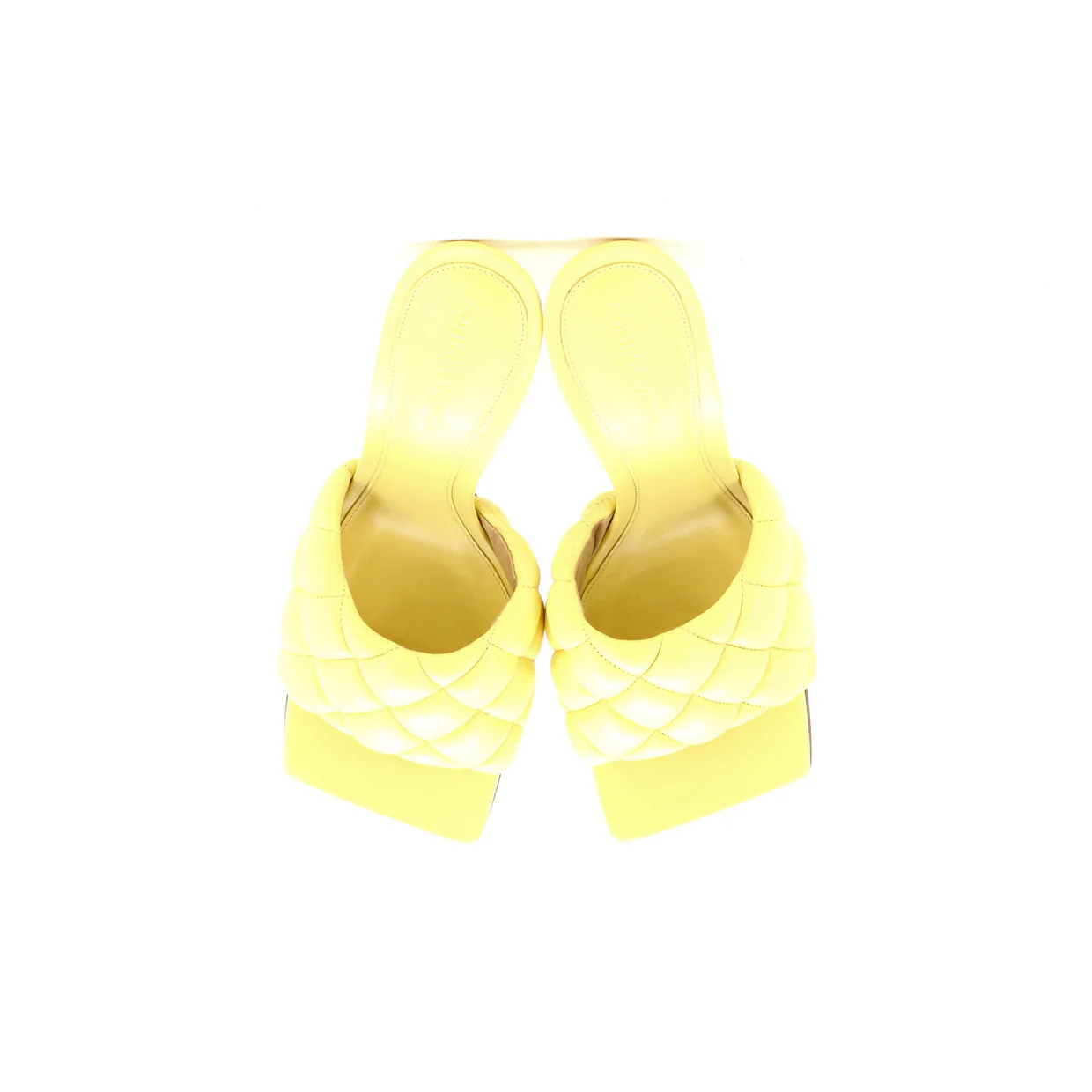 Women's The Padded Heeled Sandals Quilted Leather - Deep Luxury