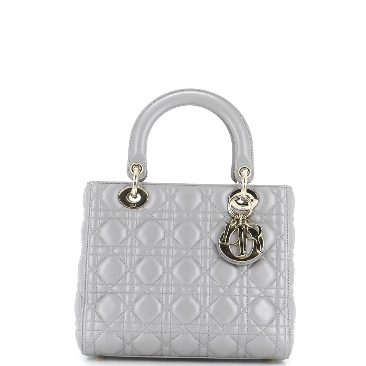 Lady Dior Bag Cannage Quilt Lambskin Medium - Deep Luxury