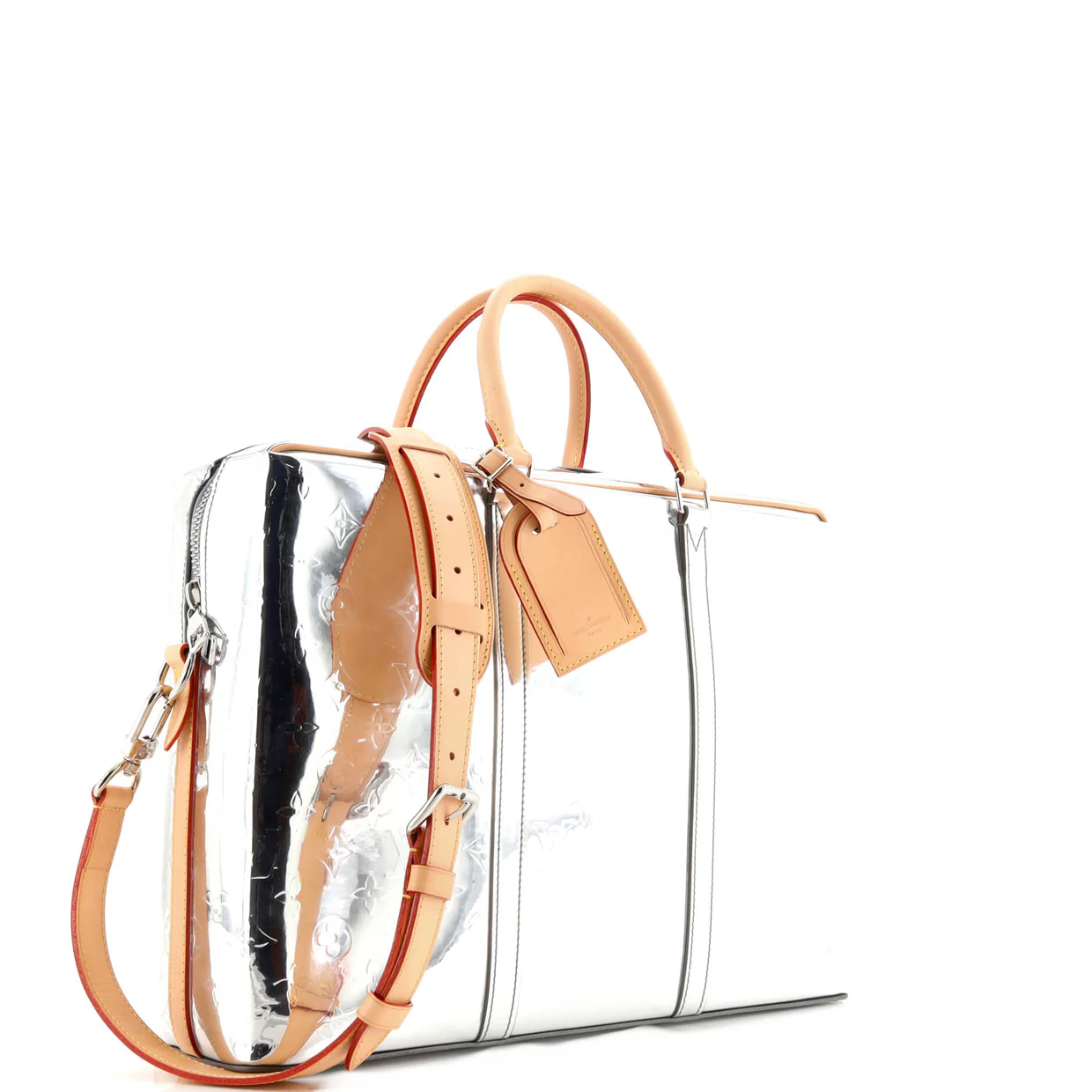 Neo Porte Documents Voyage Monogram Mirror Coated Canvas - Deep Luxury