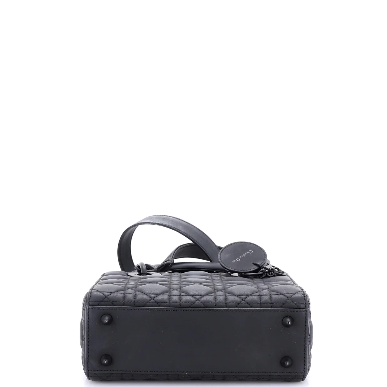 Ultra Matte Lady Dior Bag Cannage Quilt Calfskin Medium - Deep Luxury