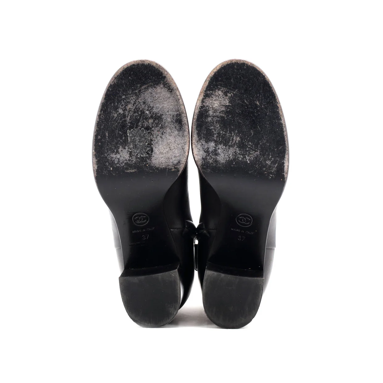 Women's CC Cap Toe Ankle Boots Leather - Deep Luxury