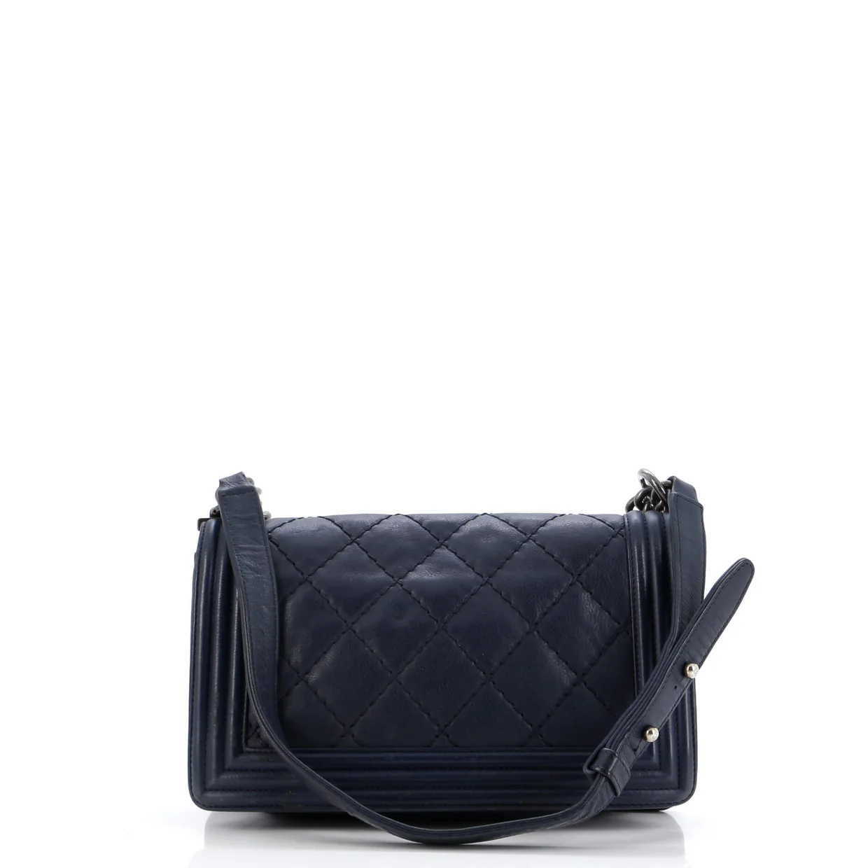 Stitch Boy Flap Bag Quilted Calfskin Old Medium - Deep Luxury