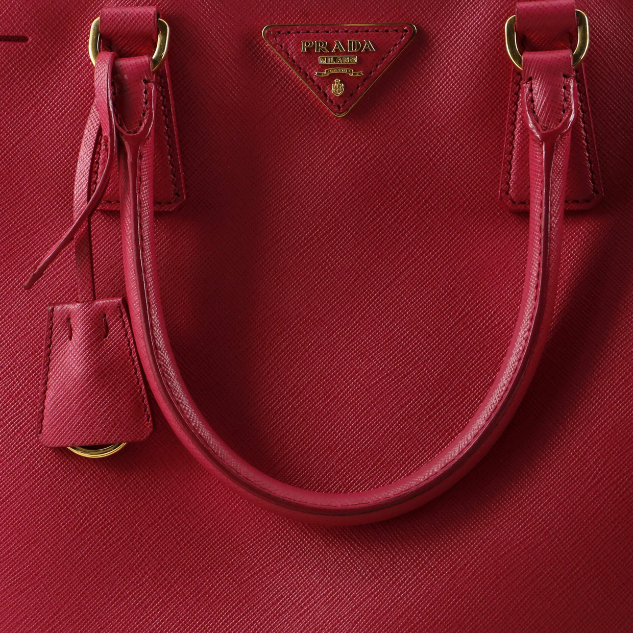 Double Zip Lux Tote Saffiano Leather Large - Deep Luxury