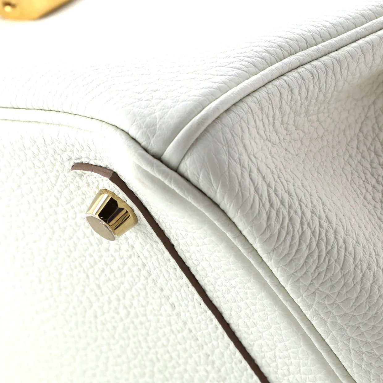 Birkin Handbag Light Togo with Gold Hardware 30 - Deep Luxury