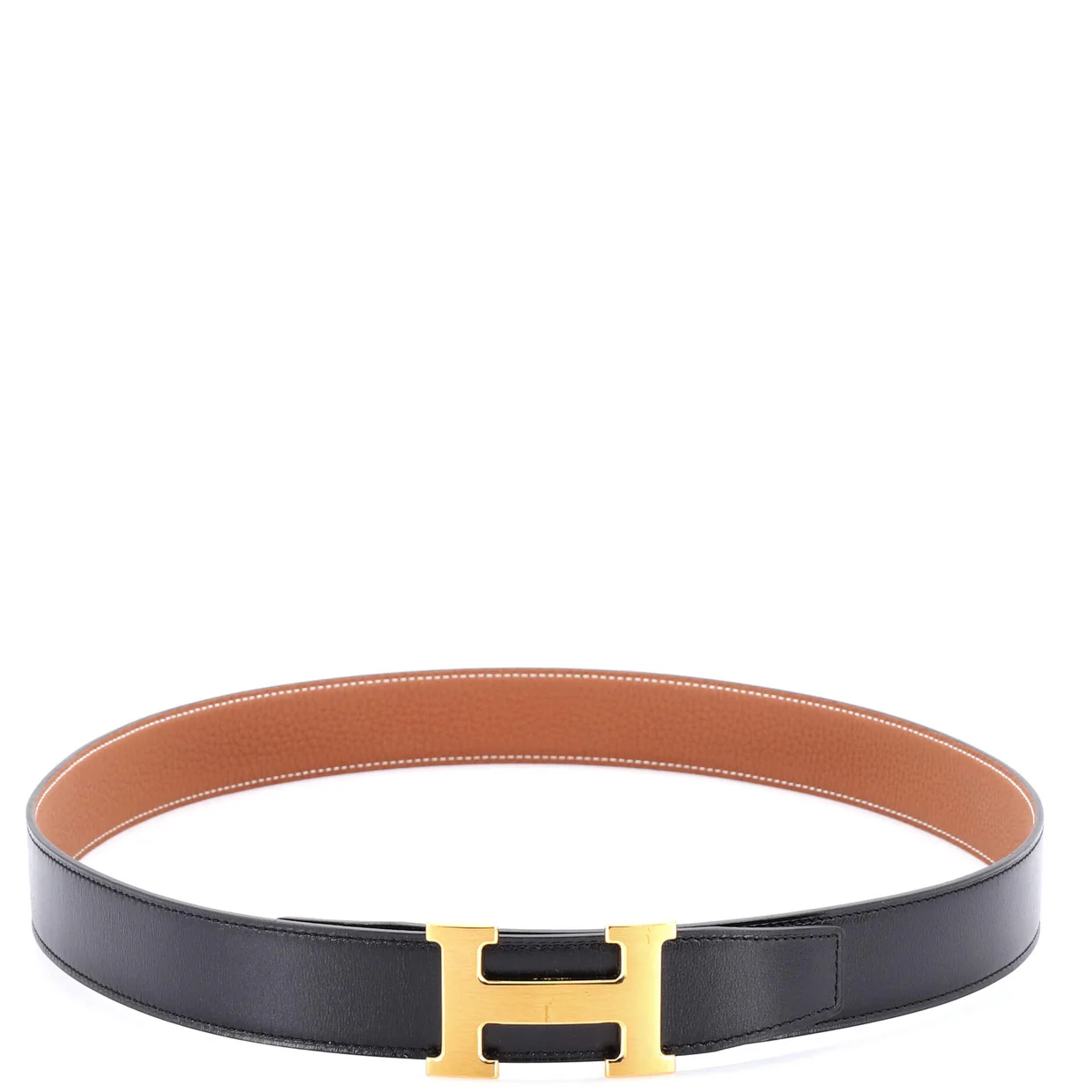 Constance Reversible Belt Leather Medium 90 - Deep Luxury