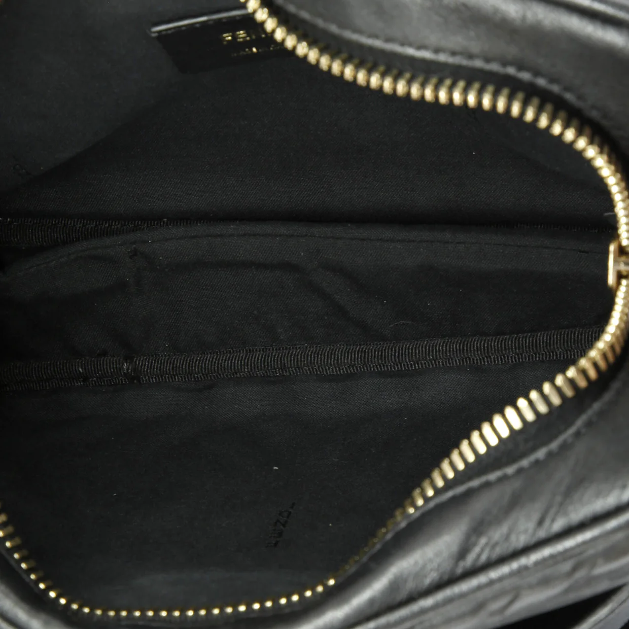 Upside Down Bag Zucca Embossed Leather - Deep Luxury