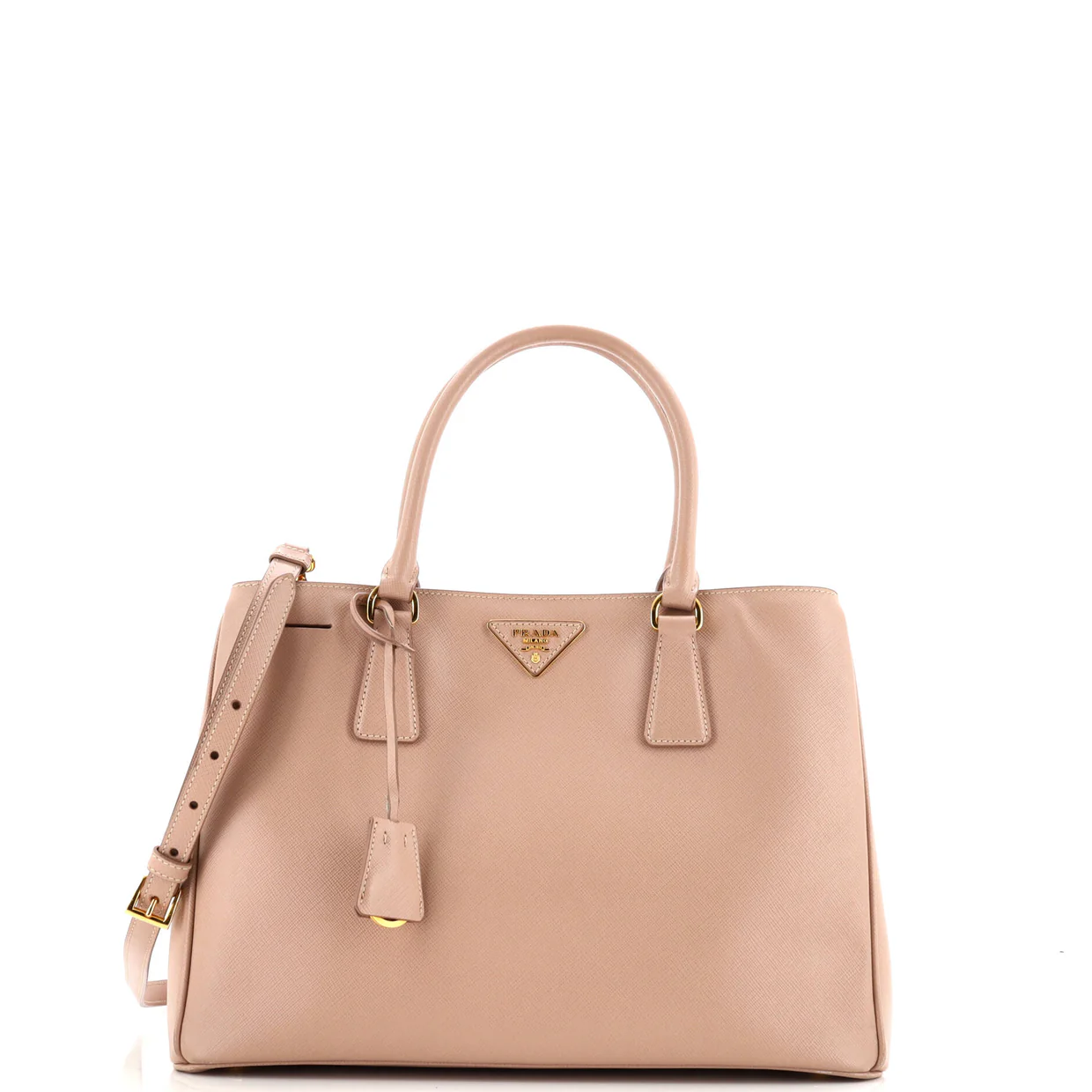 Lux Open Tote Saffiano Leather Medium - Deep Luxury