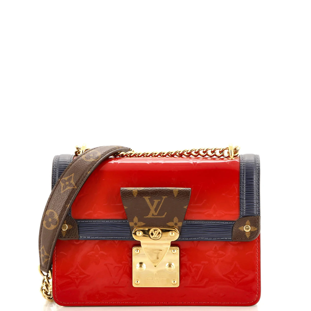 Wynwood Handbag Monogram Vernis with Monogram Canvas and Epi Leather - Deep Luxury