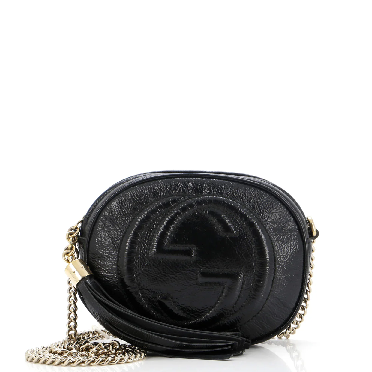 Soho Chain Bag Patent Mini - Deep Luxury