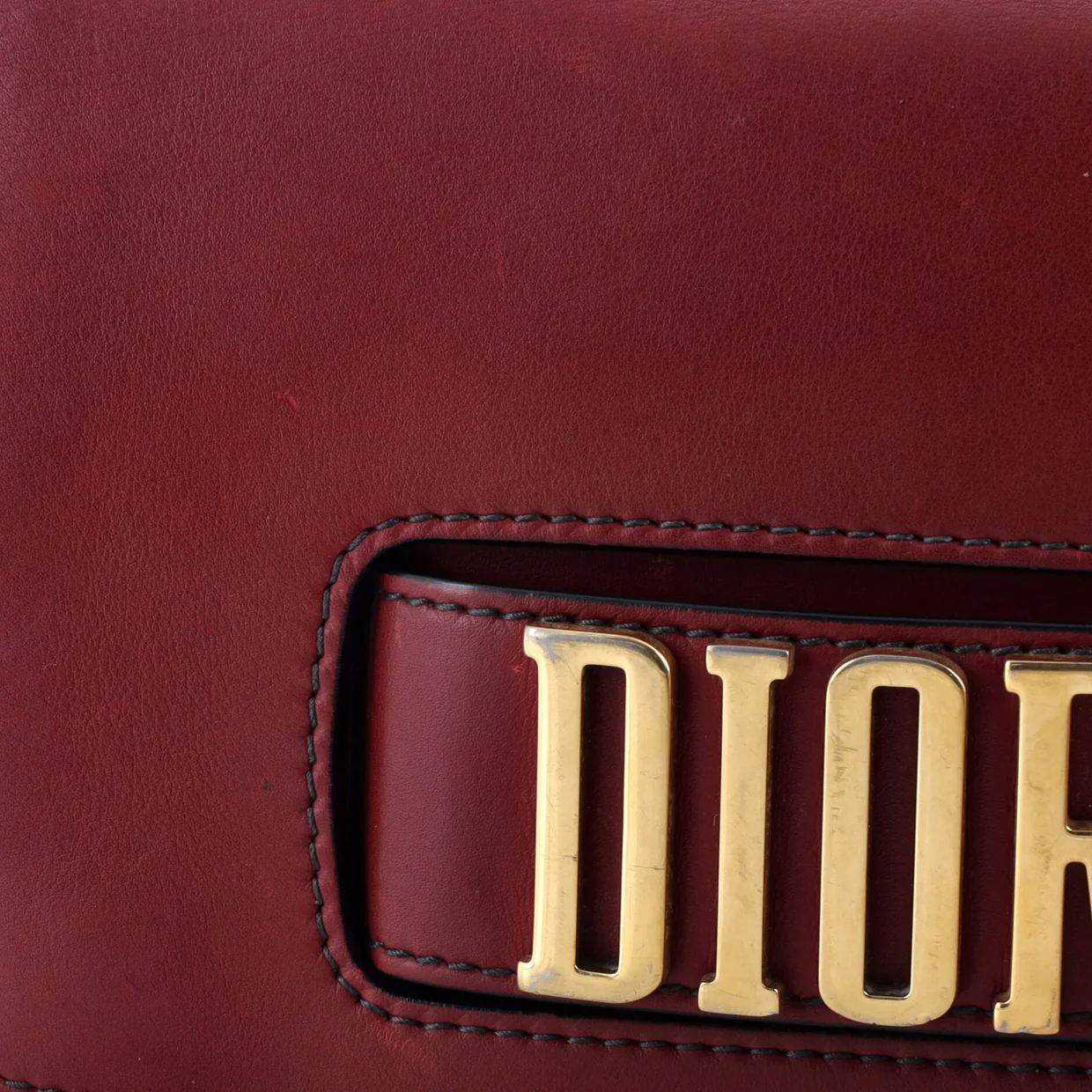 Dio(r)evolution Flap Bag Leather Medium - Deep Luxury