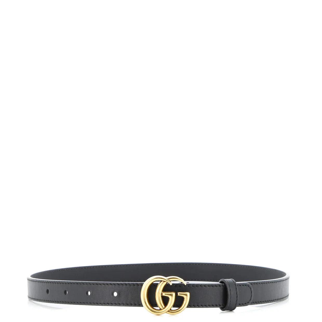 GG Marmont Belt Leather Thin - Deep Luxury