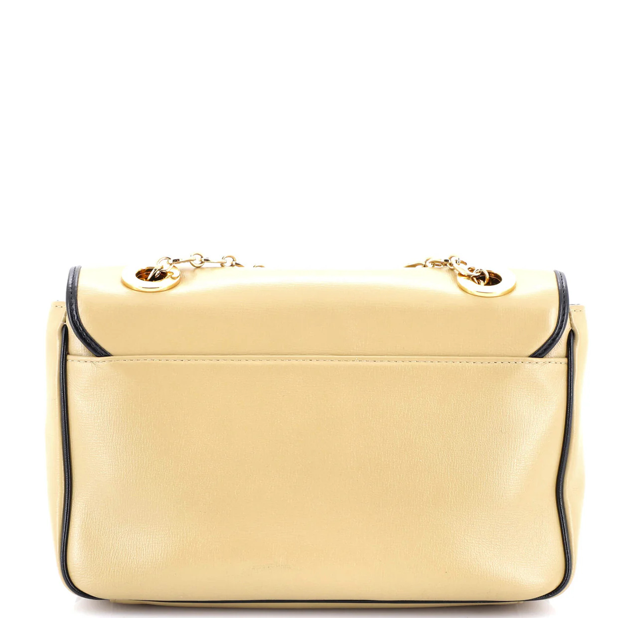 Marina Chain Flap Bag Leather Small - Deep Luxury