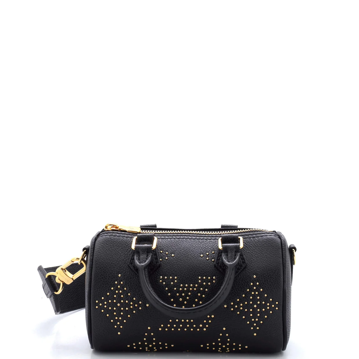 Speedy Bandouliere NM Bag Studded Leather Nano - Deep Luxury