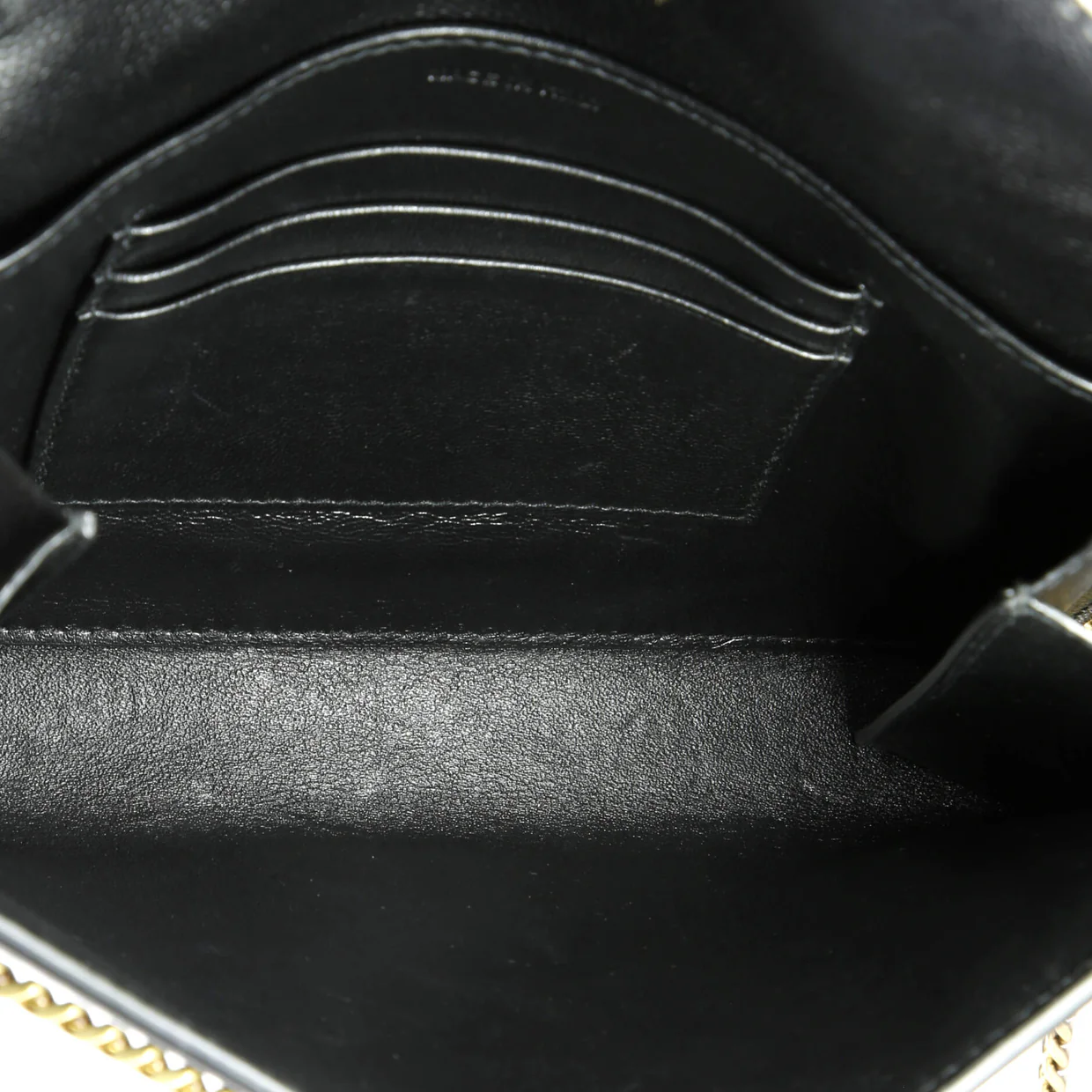 Cassandra Chain Wallet Leather Mini - Deep Luxury