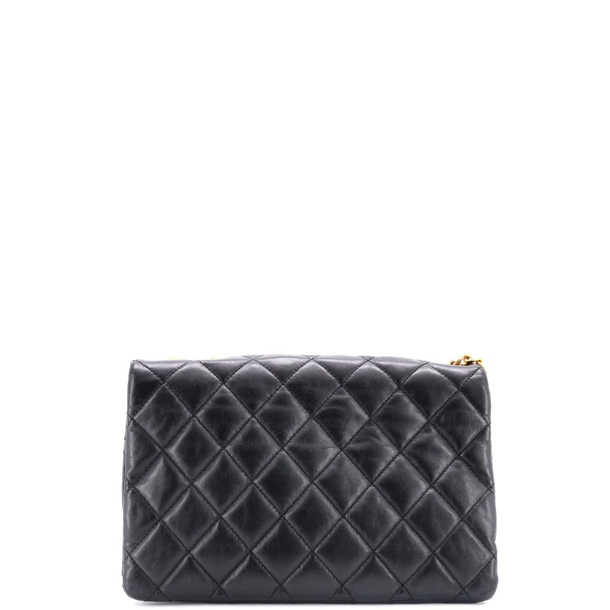 All Slide Long Flap Bag Quilted Lambskin Medium - Deep Luxury
