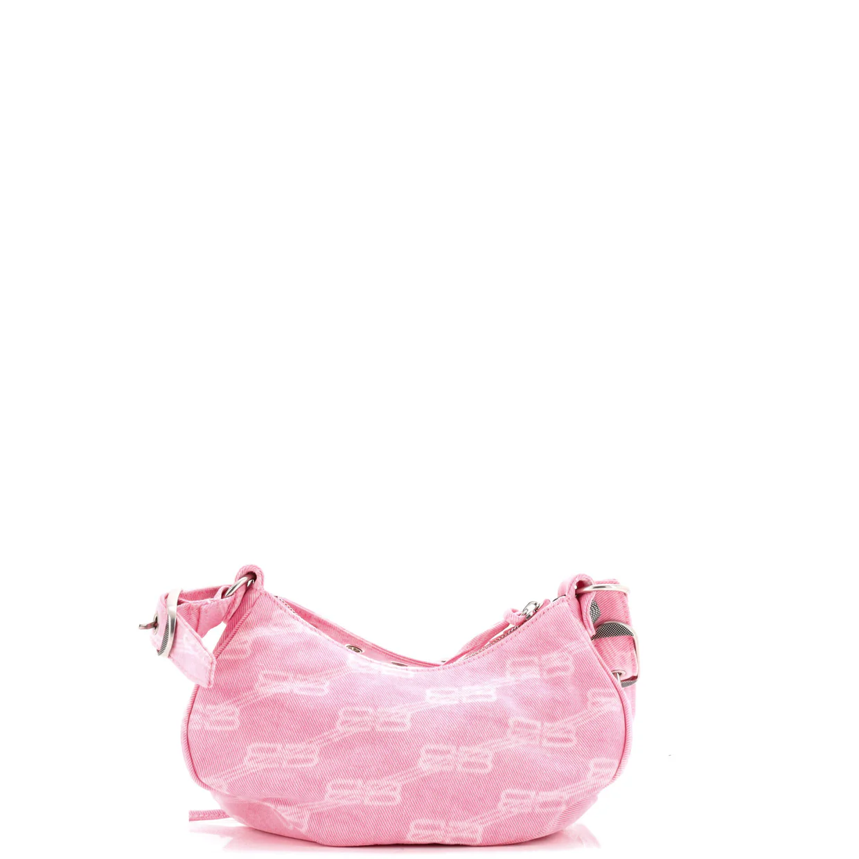 Le Cagole Giant Studs Shoulder Bag BB Denim XS - Deep Luxury