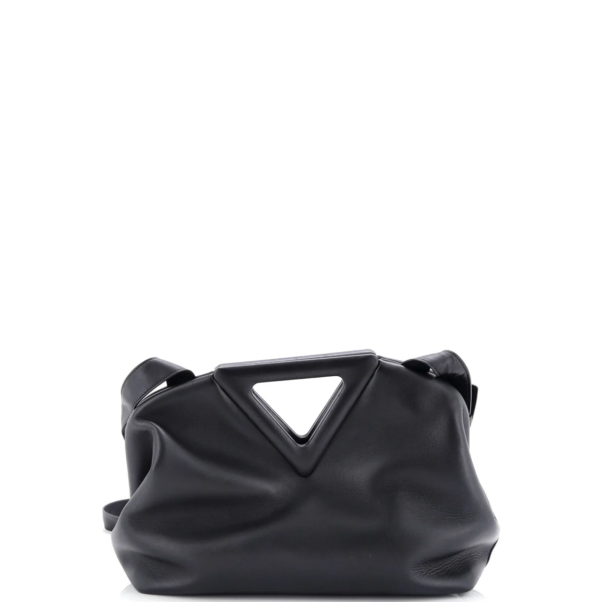 Point Shoulder Bag Leather Medium - Deep Luxury