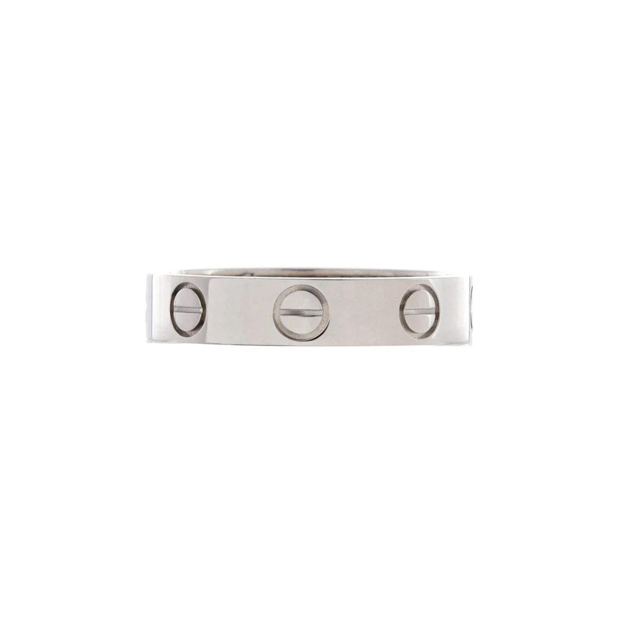 Love Wedding Band Ring Platinum - Deep Luxury