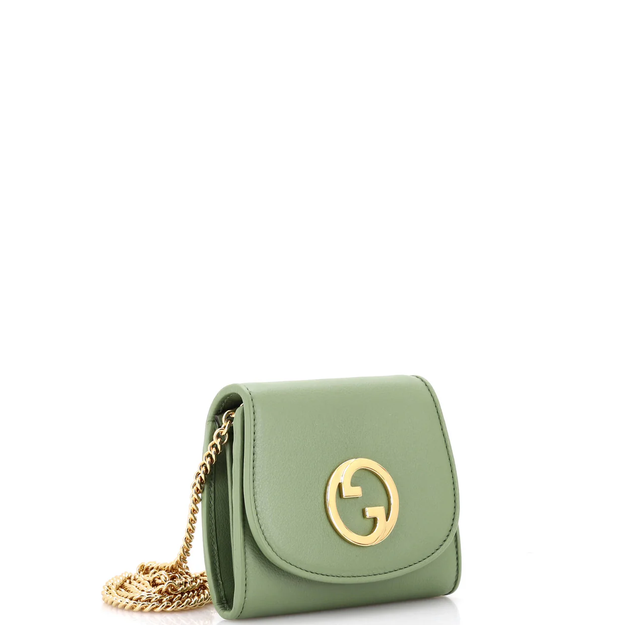 Blondie NM Wallet on Chain Leather Medium - Deep Luxury