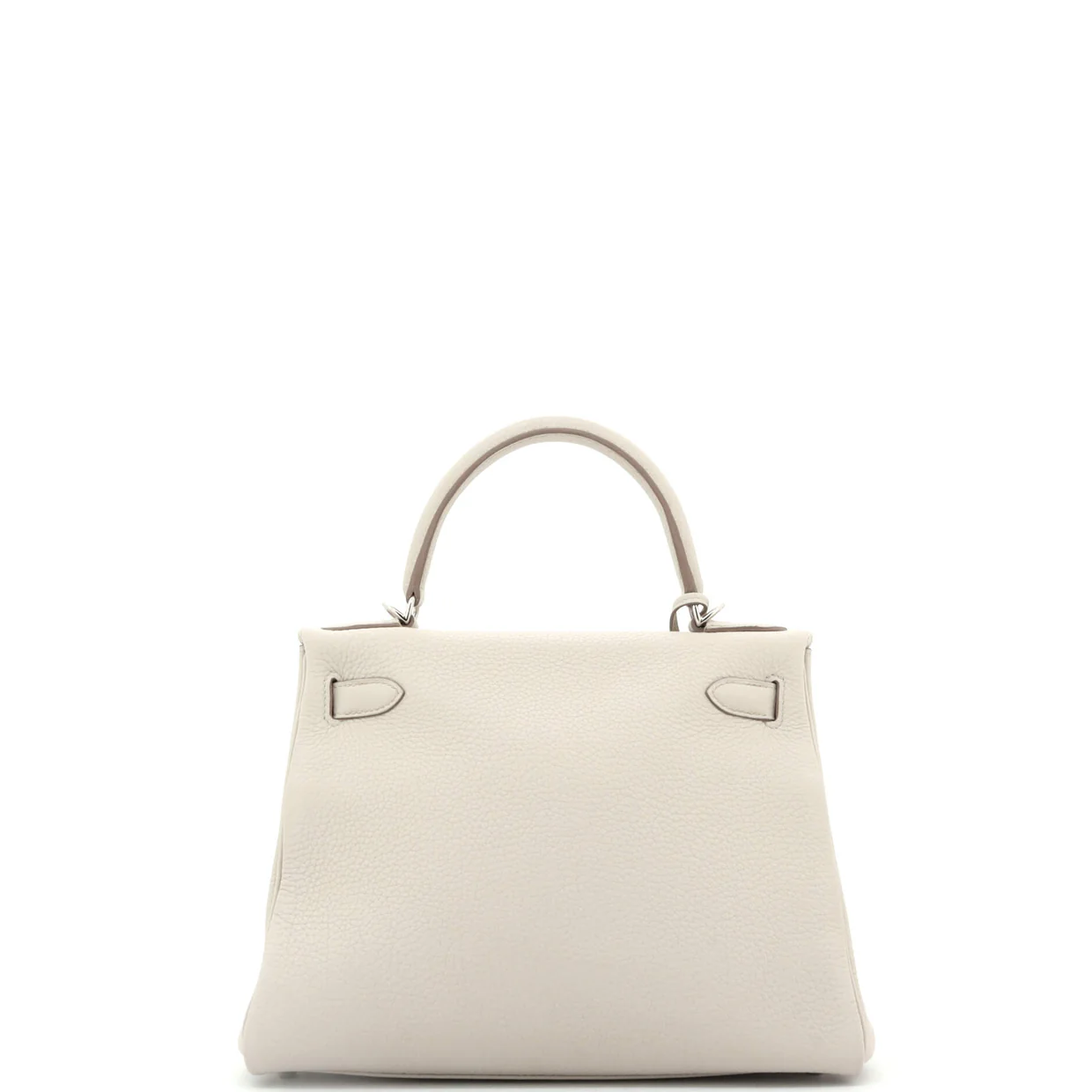 Kelly Handbag Light Clemence with Palladium Hardware 28 - Deep Luxury