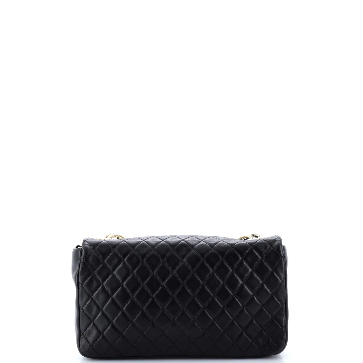 Westminster Pearl Chain Flap Bag Quilted Lambskin Medium - Deep Luxury