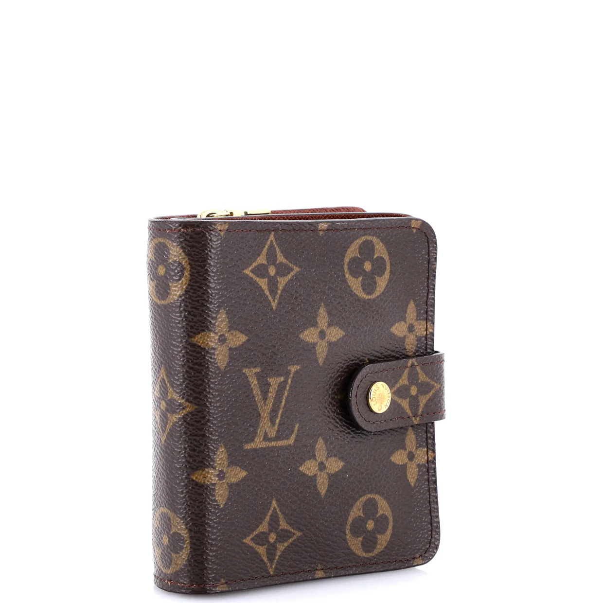 Compact Zippe Wallet Monogram Canvas - Deep Luxury