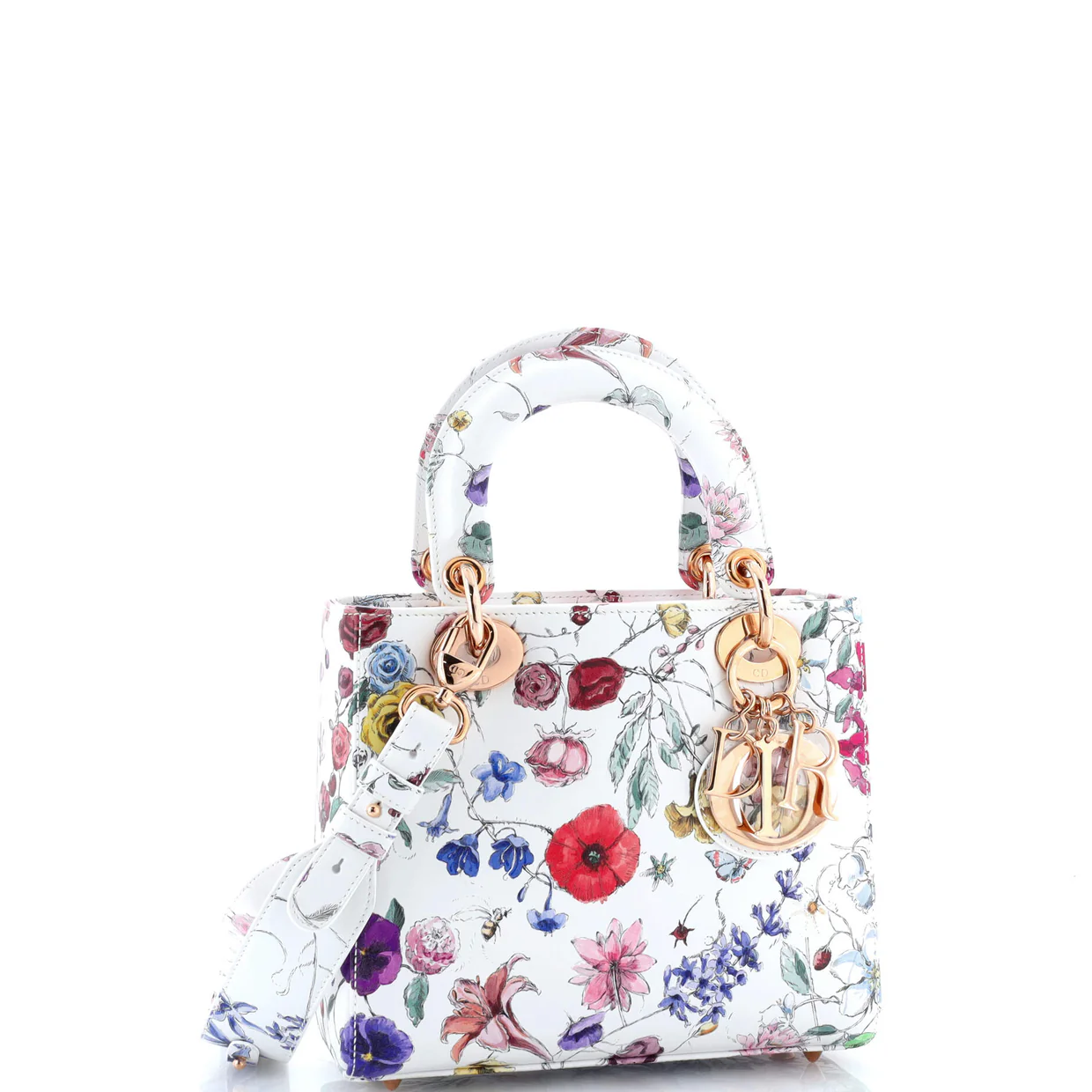 My ABCDior Lady Dior Bag Printed Leather Small - Deep Luxury