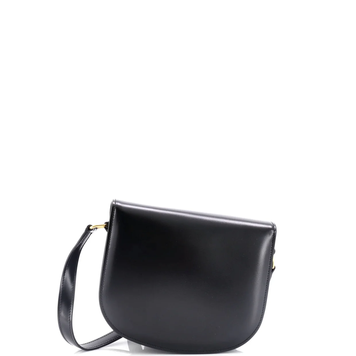 Triomphe Besace Clea Flap Bag Leather - Deep Luxury