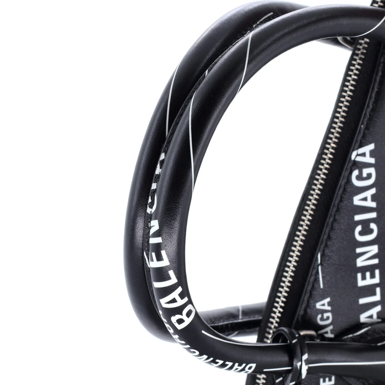 Logo Ville Bag Printed Leather Small - Deep Luxury