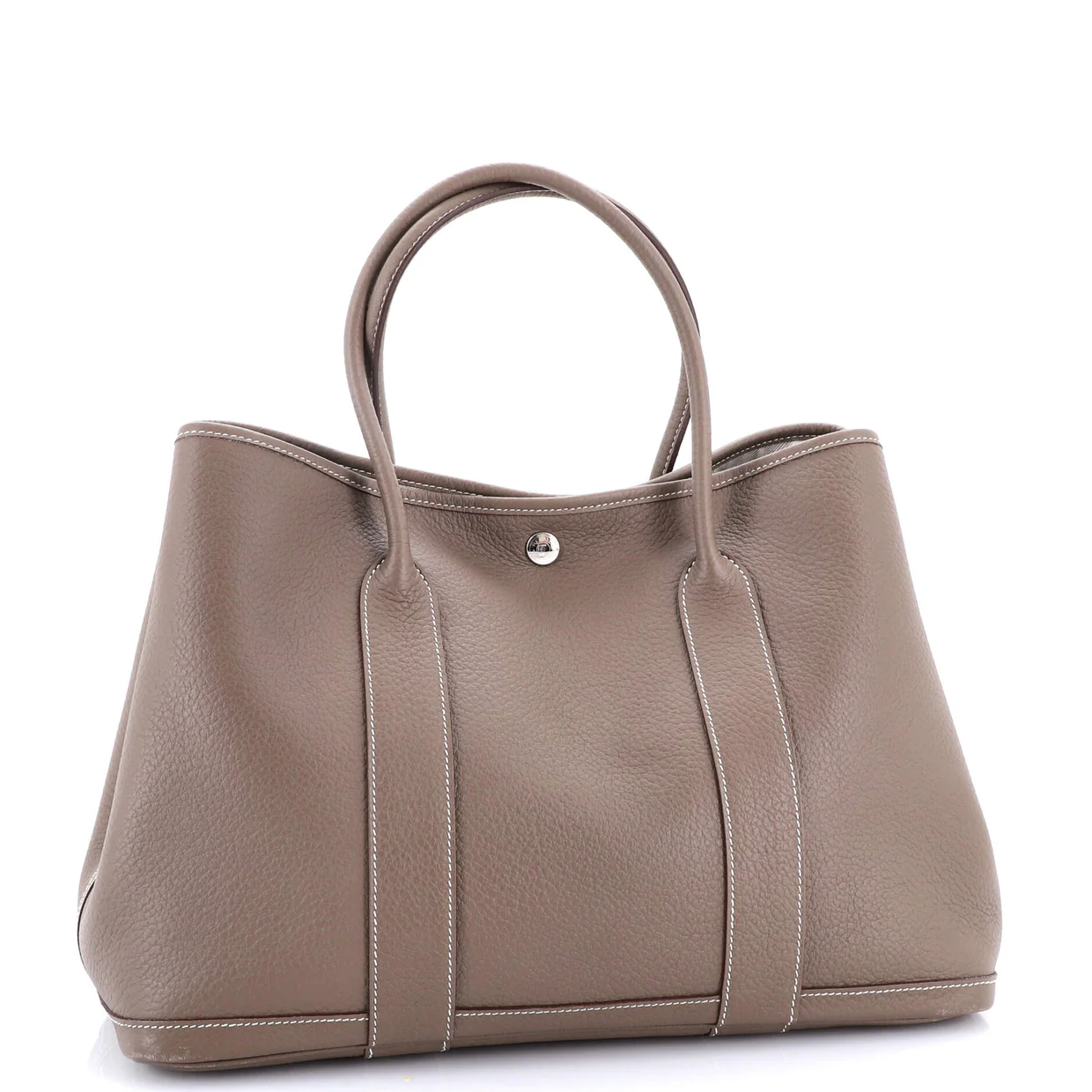 Garden Party Tote Leather with Printed Interior 36 - Deep Luxury