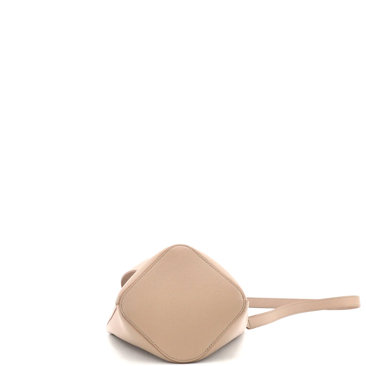 Pebble Bucket Bag Leather - Deep Luxury