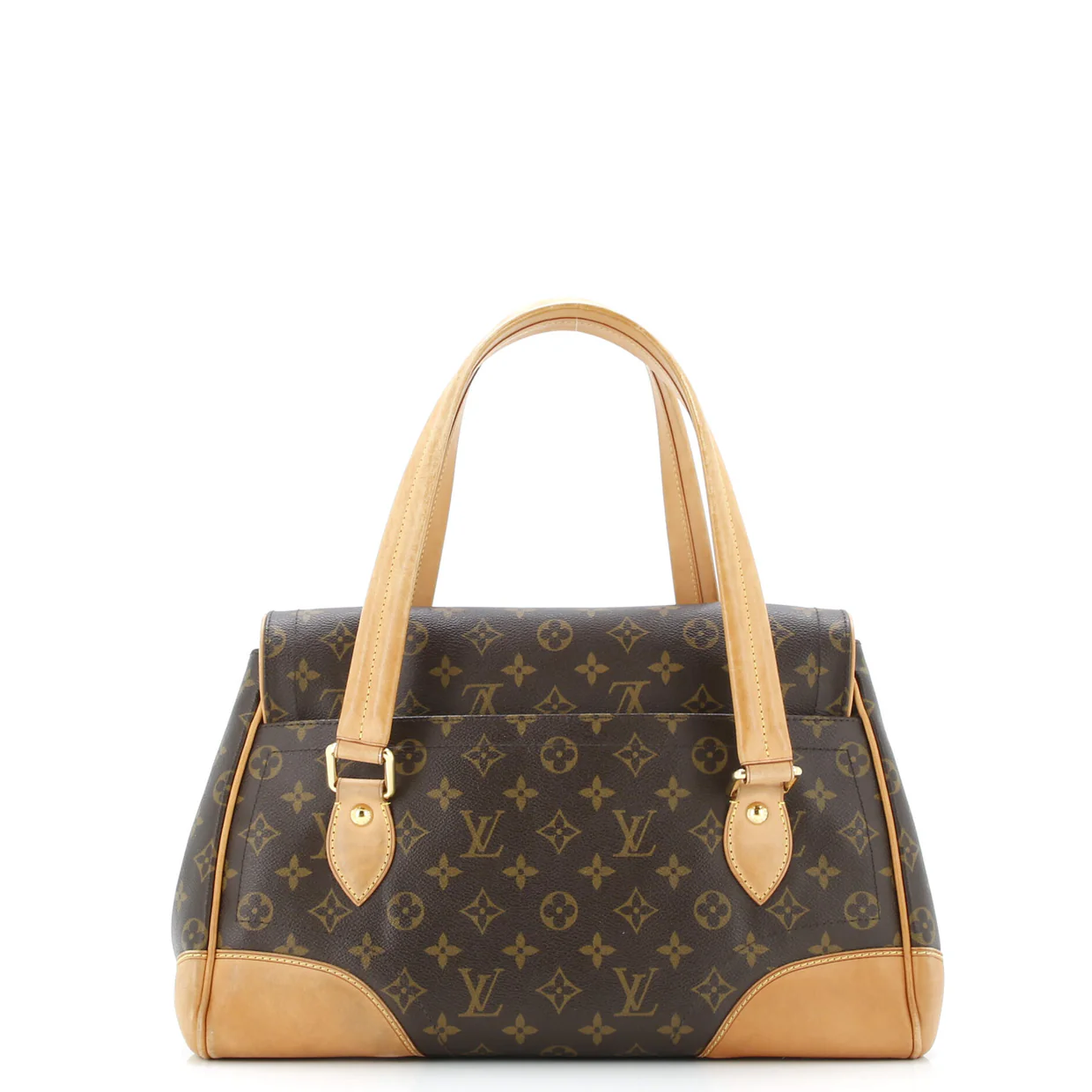 Beverly Handbag Monogram Canvas GM - Deep Luxury