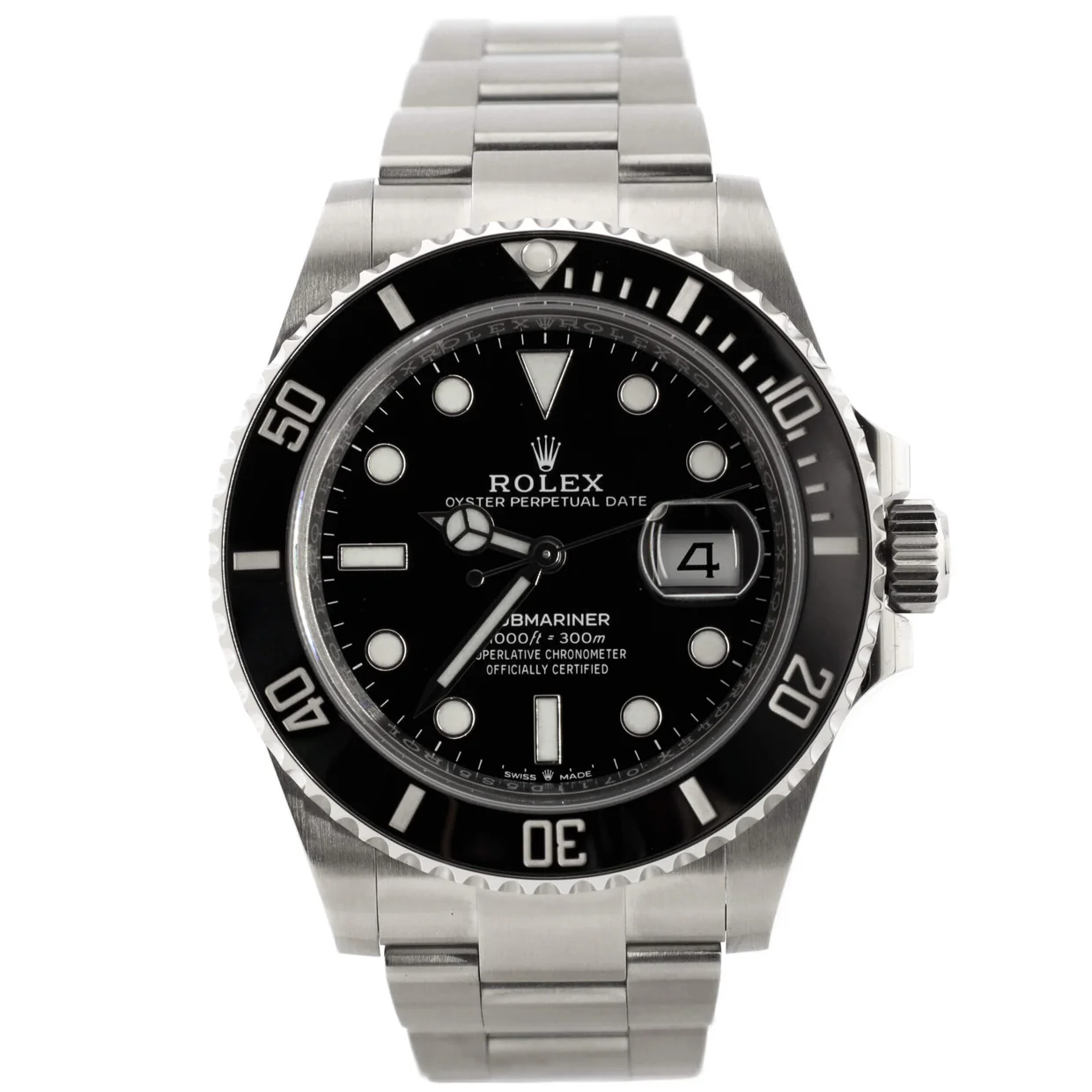 Oyster Perpetual Submariner Date Automatic Watch Stainless Steel and Cerachrom 41 - Deep Luxury