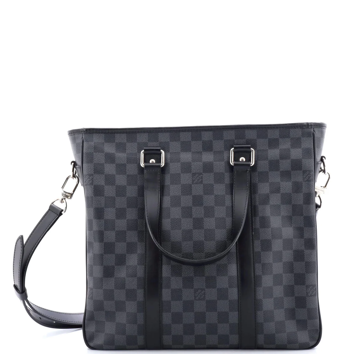 Tadao Handbag Damier Graphite PM - Deep Luxury